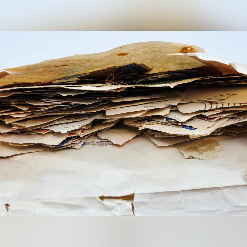 HUGE Lot Of Vintage Stamps‎ Mid Century Both Used And Unused